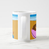 Beachy Keen - Roze Grote Koffiekop (Achterkant)