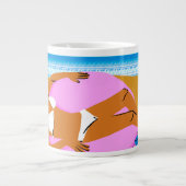 Beachy Keen - Roze Grote Koffiekop (Voorkant)