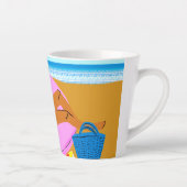 Beachy Keen - Roze Latte Mok (Rechts)