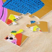 Beachy Keen - Roze Legpuzzel (Zijkant)