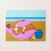 Beachy Keen - Roze Legpuzzel (Horizontaal)