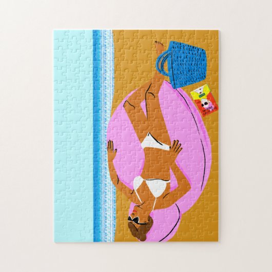 Beachy Keen - Roze Legpuzzel (Verticaal)