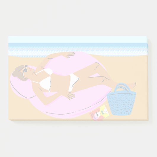 Beachy Keen - Roze Post-it® Notes (Voorkant)