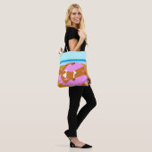 Beachy Keen - Roze Tote Bag (Op model)
