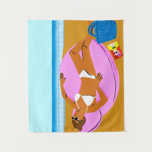 Beachy Keen - Roze Wandkleed (Voorkant)