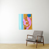 Beachy Keen - Roze Wandkleed (In situ)