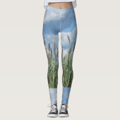 Beachy Marsh Grass Leggings (Voorkant)