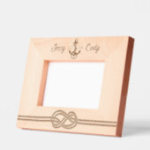 Beachy Nautisch Anker Aangepaste Namen Gepersonali Gegraveerde Lijstjes (Links)