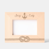 Beachy Nautisch Anker Aangepaste Namen Gepersonali Gegraveerde Lijstjes (Voorkant)