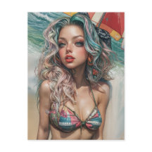  Beachy Pinup Design 1