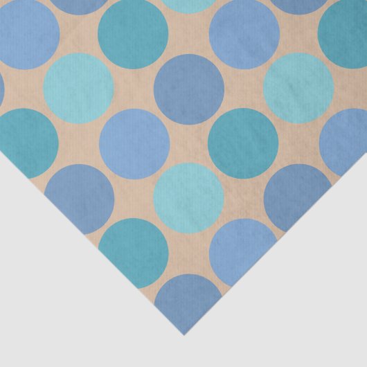 Beachy Polka Dots Tissuepapier (Detail)