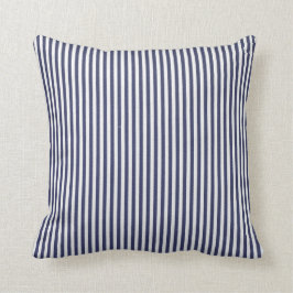 Beachy Prep Blue en White Stripe Pillow Decor Kussen