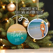 Beachy Reizen Foto Ornament