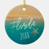 Beachy Reizen Foto Ornament (Voorkant)