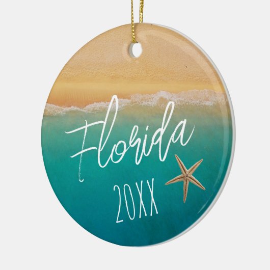 Beachy Reizen Foto Ornament (Links)
