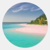 beachy  ronde sticker (Voorkant)