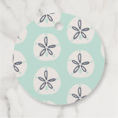 Beachy Sandollar Gift Label (Achterkant)