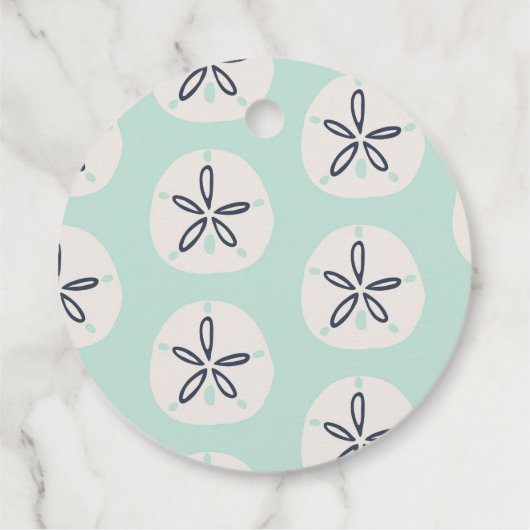 Beachy Sandollar Gift Label (Achterkant)