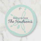 Beachy Sandollar Gift Label (Voorkant)