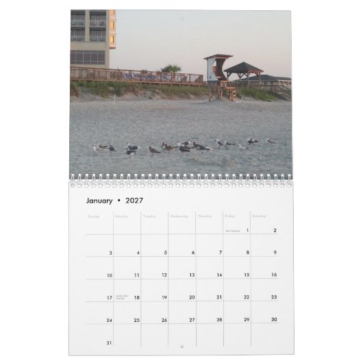 Beachy Scenes Kalender (Jan 2027)