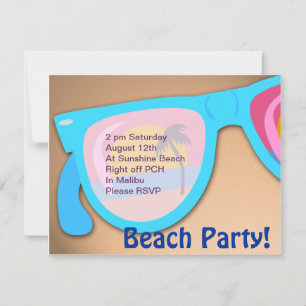 Beachy Shades Beach Party Tijd Kaart