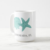 Beachy Shells Airbnb Vacation Rental Koffiemok (Voorkant links)