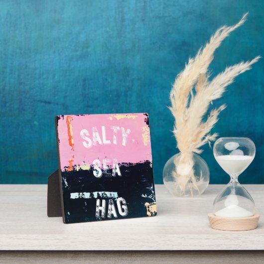 Beachy Tafelblad plaque met ezel Fotoplaat (Insitu)