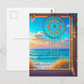  Beachy Theme Dreamcatcher Briefkaart (Voorkant / Achterkant)