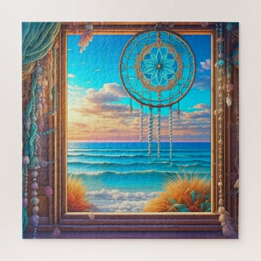 Beachy Theme Dreamcatcher Legpuzzel (Verticaal)