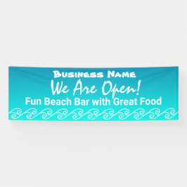 Beachy Theme Re-Open America Banner