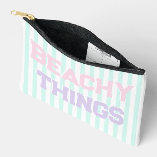 Beachy Things - Schattigee pastel & Blauwgroen str Etui (Open)