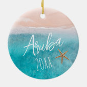 Beachy Travel Ornament (Achterkant)