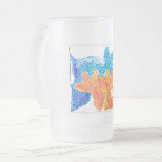 Beachy Waves Angels Matglas Bierpul (Voorkant links)