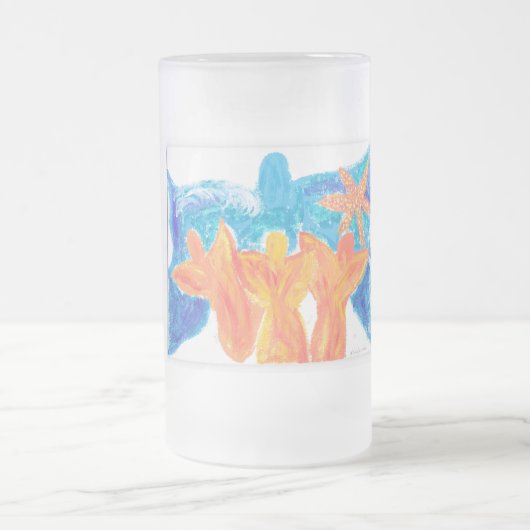 Beachy Waves Angels Matglas Bierpul (Center)