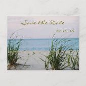 Beachy Wedding Aankondigingskaart (Voorkant)