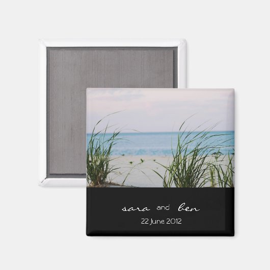Beachy Wedding Magneet (Voorkant / Achterkant)