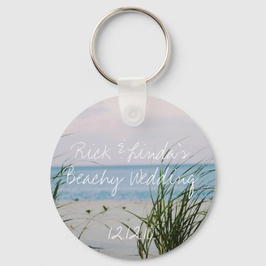 Beachy Wedding Sleutelhanger (Voorkant)