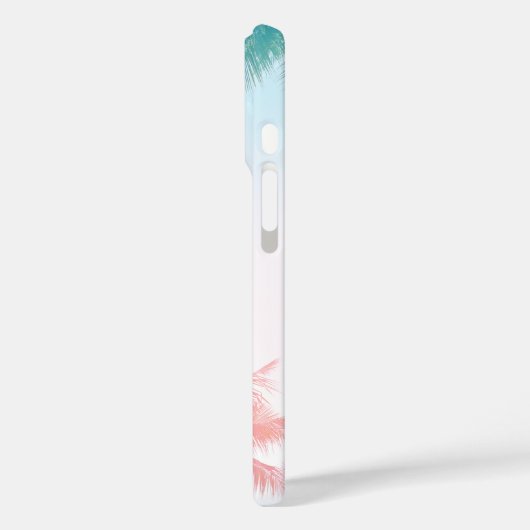 Beachy -zonnepalmbomen Case-Mate iPhone case (Achterkant / Links)