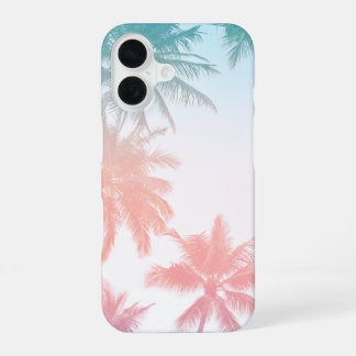 Beachy -zonnepalmbomen iPhone 16 hoesje