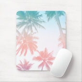 Beachy -zonnepalmbomen muismat (Met muis)