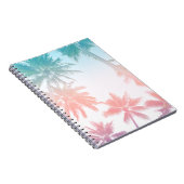 Beachy -zonnepalmbomen notitieboek (Rechterzijde)