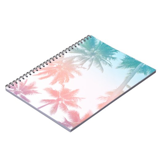 Beachy -zonnepalmbomen notitieboek (Linkerzijde)