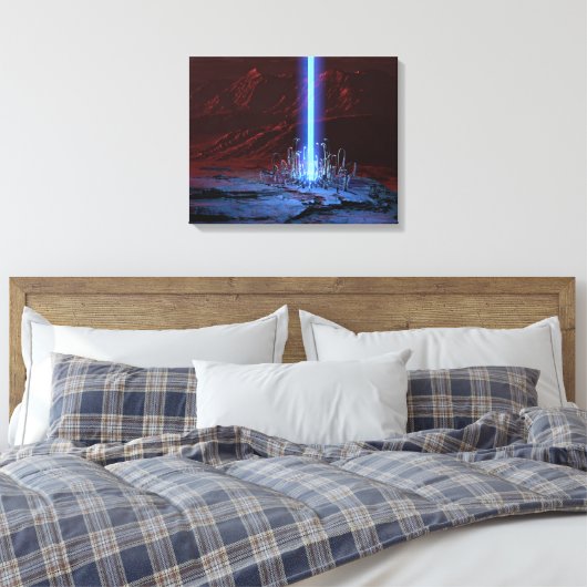 Beacon (2025) canvas afdruk (Insitu (Slaapkamer))