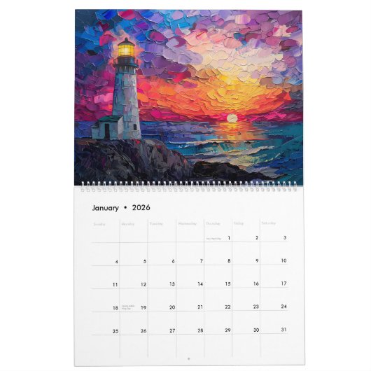 Beacon at Dusk Calendar 2026 Kalender (Jan 2026)