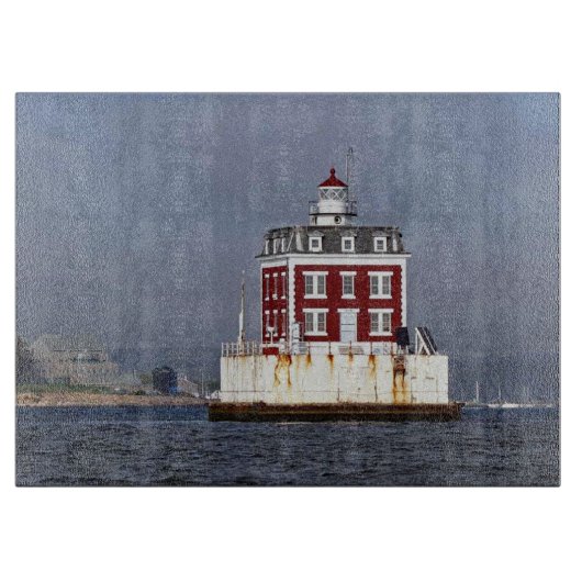 Beacon bij de haven snijplank (Voorkant)