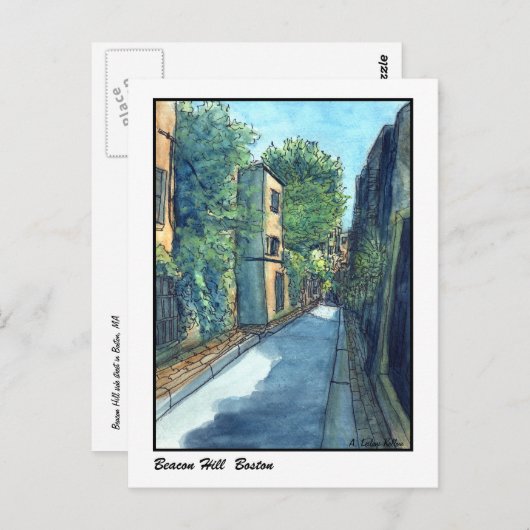 Beacon Hill Postcard Briefkaart (Voorkant / Achterkant)