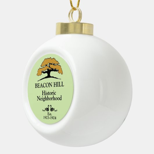 Beacon Hill Round Ball Ornament (Rechts)