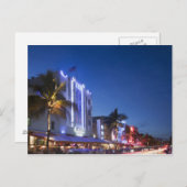Beacon Hotel, Ocean Drive, South Miami Beach, Flor Briefkaart (Voorkant / Achterkant)
