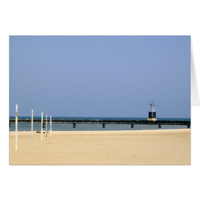 Beacon Light of Lake Michigan Shores (Voorkant Horizontaal)