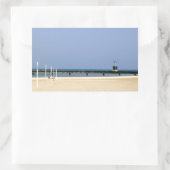 Beacon Light of Lake Michigan Shores Rechthoekige Sticker (Tas)